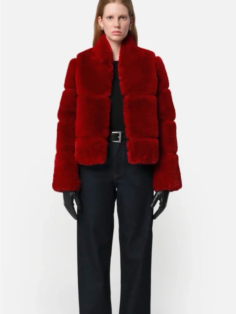 Apparis Rouge Sai Short Coat